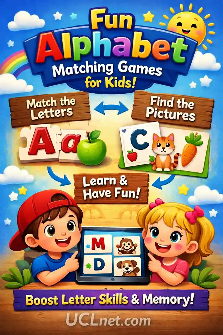 A parent and child playing Alphabet Matching Games with colorful cards.