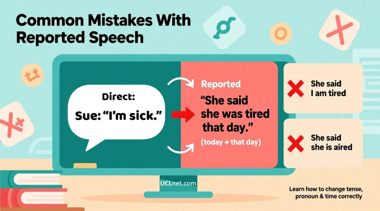 Common Mistakes with Reported Speech 1