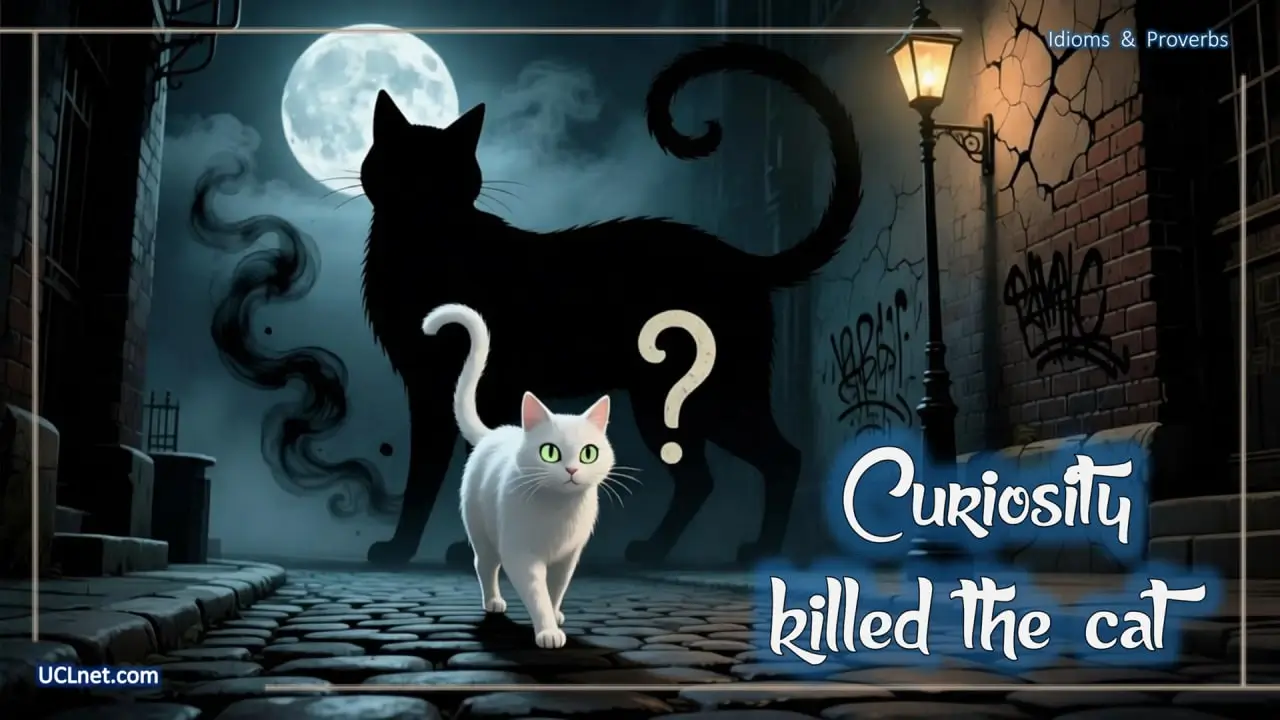 فضولی موقوف – Curiosity killed the cat – ضرب المثل های انگلیسی