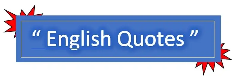 English Quotes