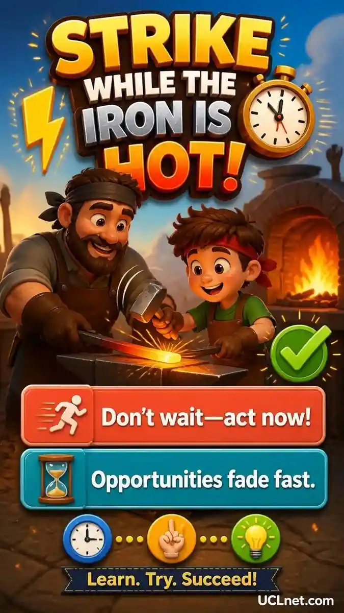 Strike while the Iron is hot meaning for Kids - UCLnet.com Strike while the iron is hot meaning for kids - UCLnet.com